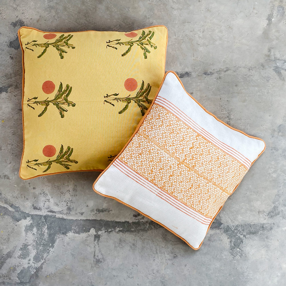 Evening In Jaipur Jaali Cushion Cover