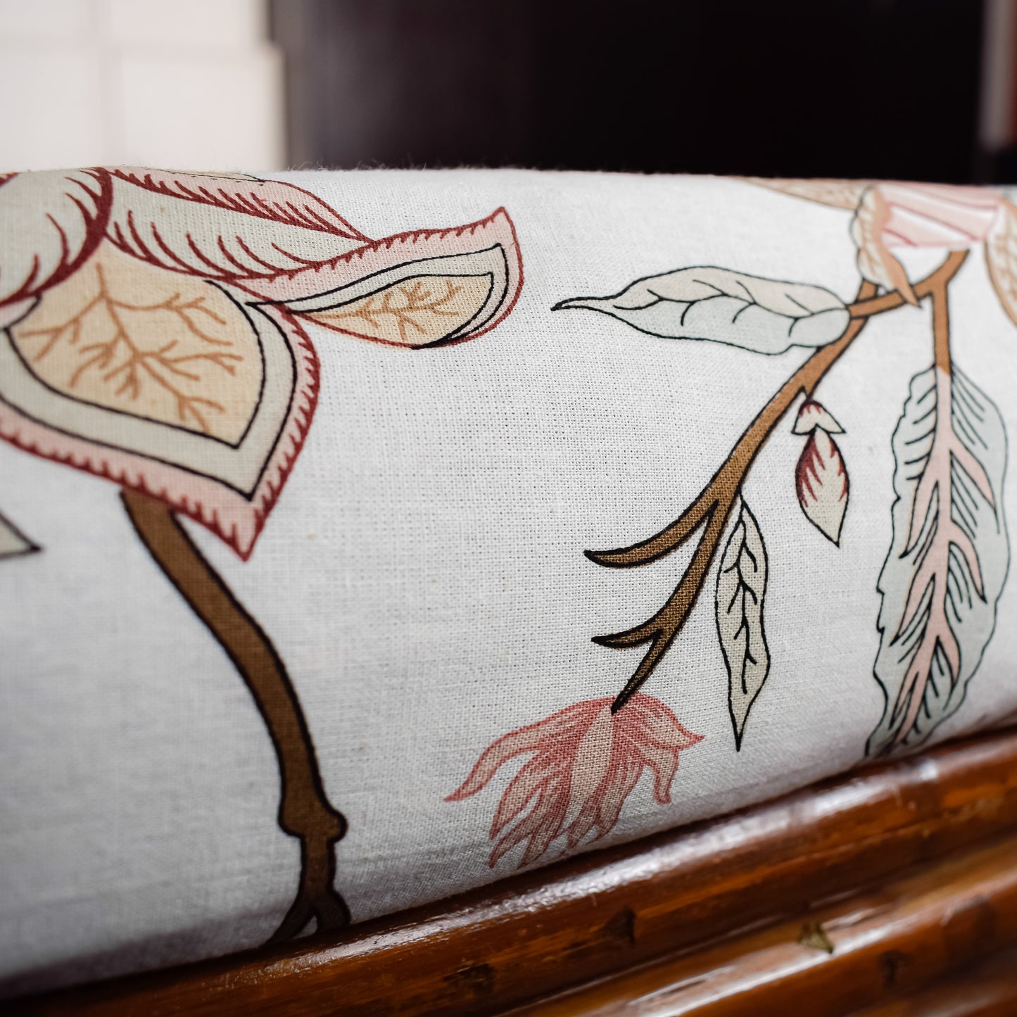 Aurora All over Printed King Sized Bedsheet- Blush Pink (108*108")