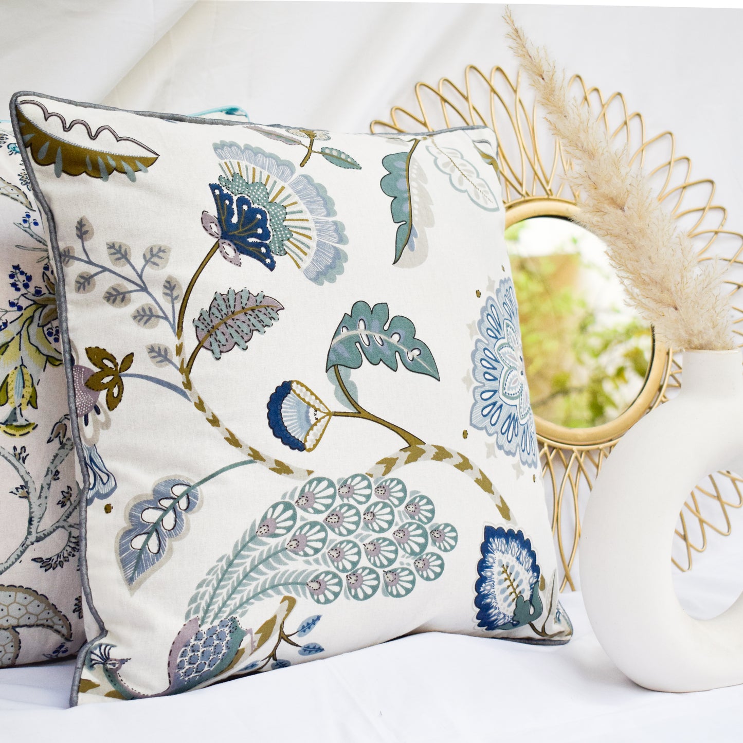 The Indigo Mist 6-piece All over printed Bedding Set
