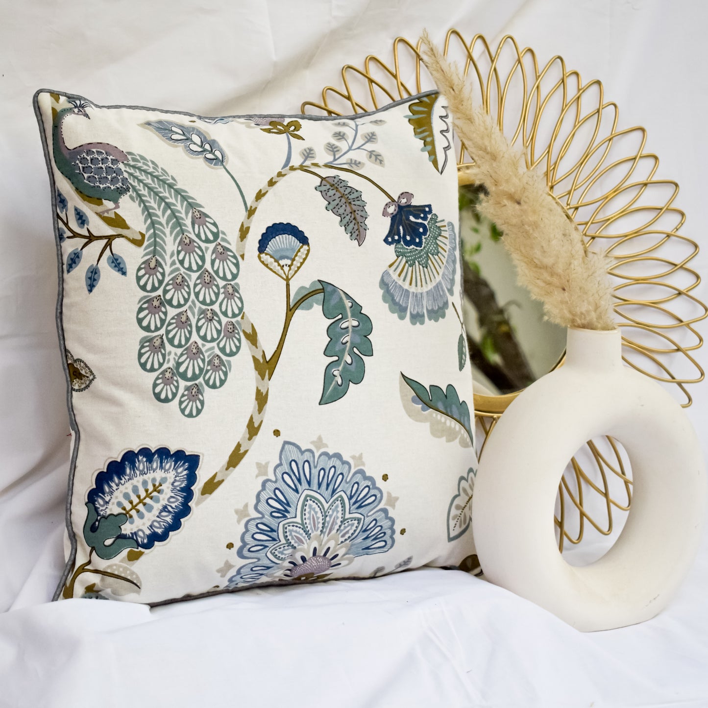 Indigo Mist Cushion Cover