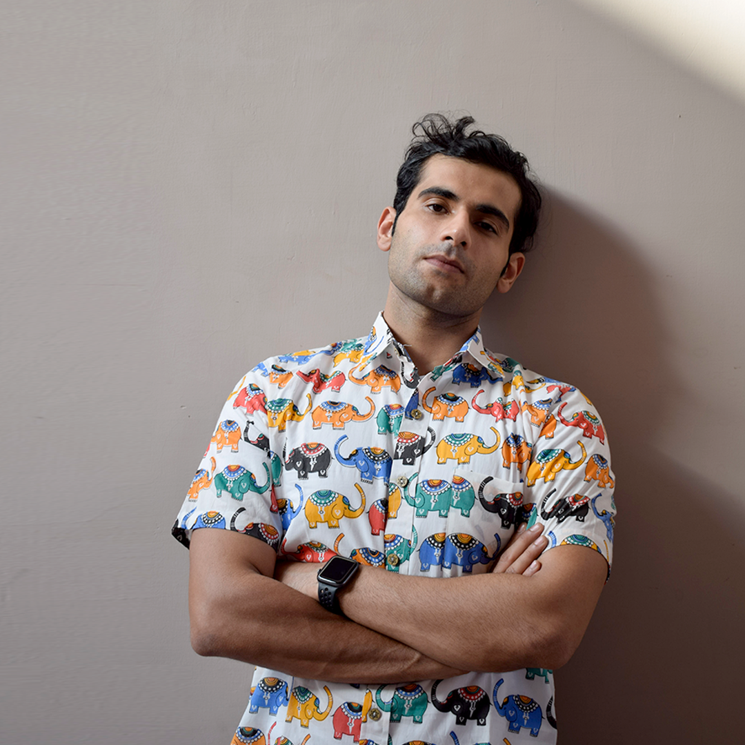 Saga Elephant Charm Cotton shirt