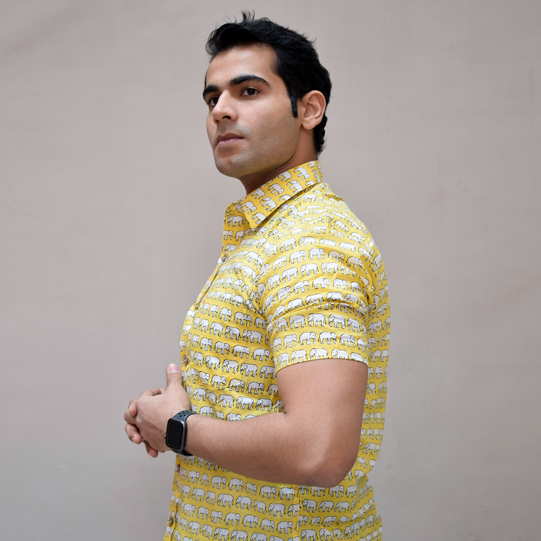 Saga Sunny Elephant Cotton shirt