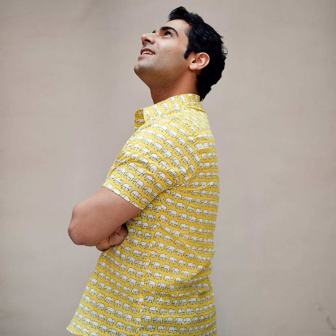 Saga Sunny Elephant Cotton shirt