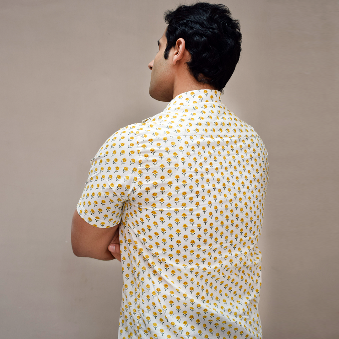 Saga Marigold Merry Cotton shirt
