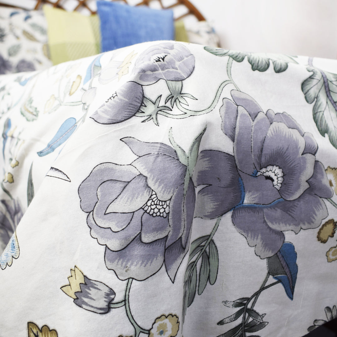 Birds of Paradise All over Printed King Sized Bedsheet Set