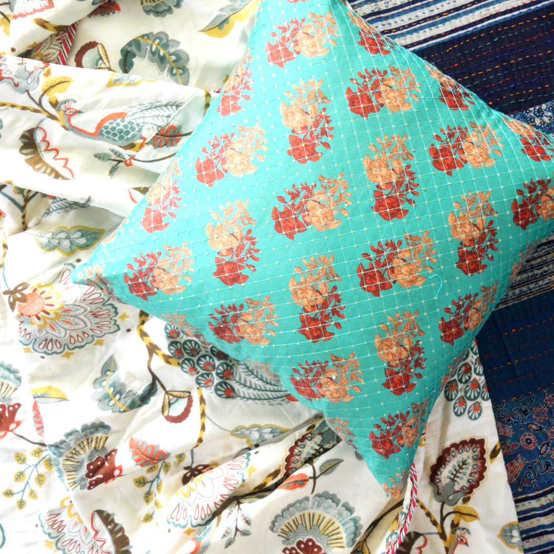 Pride of peacock All over Printed Double Reversible Dohar