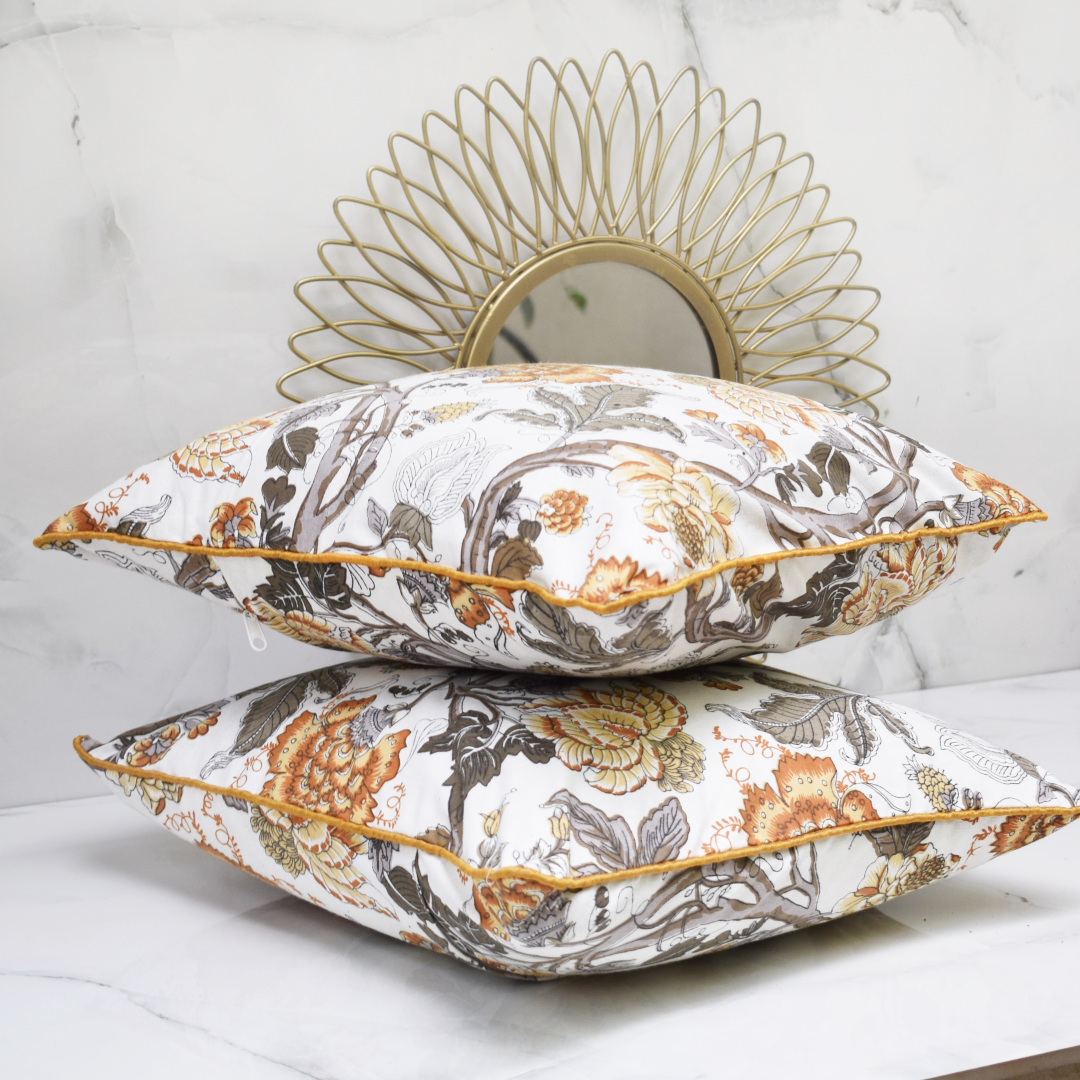 Roset Magic Vines- Sunny Yellow Cushion Cover