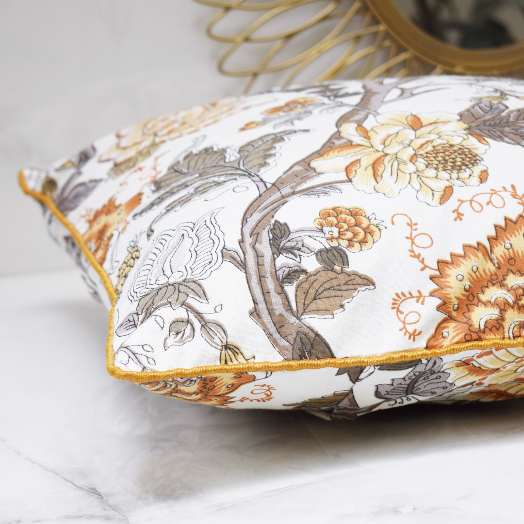 Roset Magic Vines- Sunny Yellow Cushion Cover