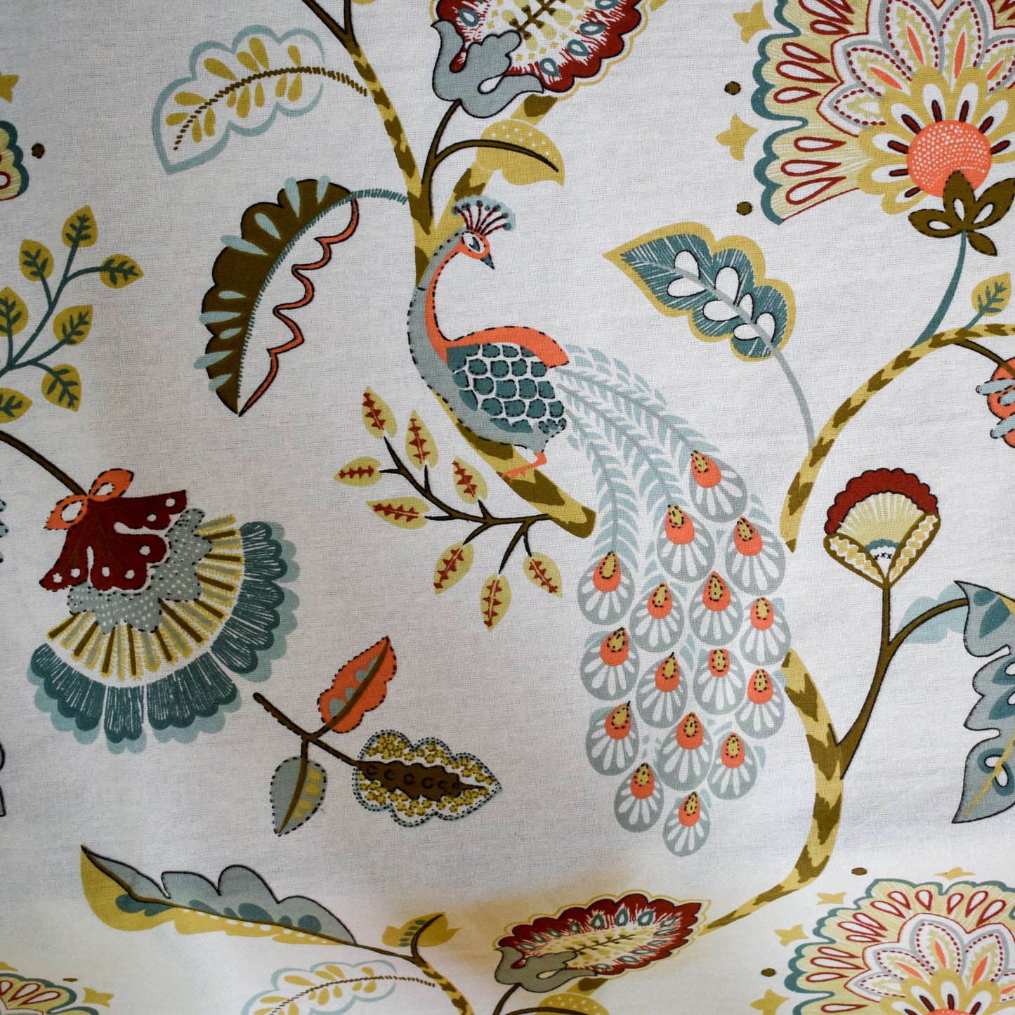 Pride of Peacock 6-piece All over printed Bedding Set