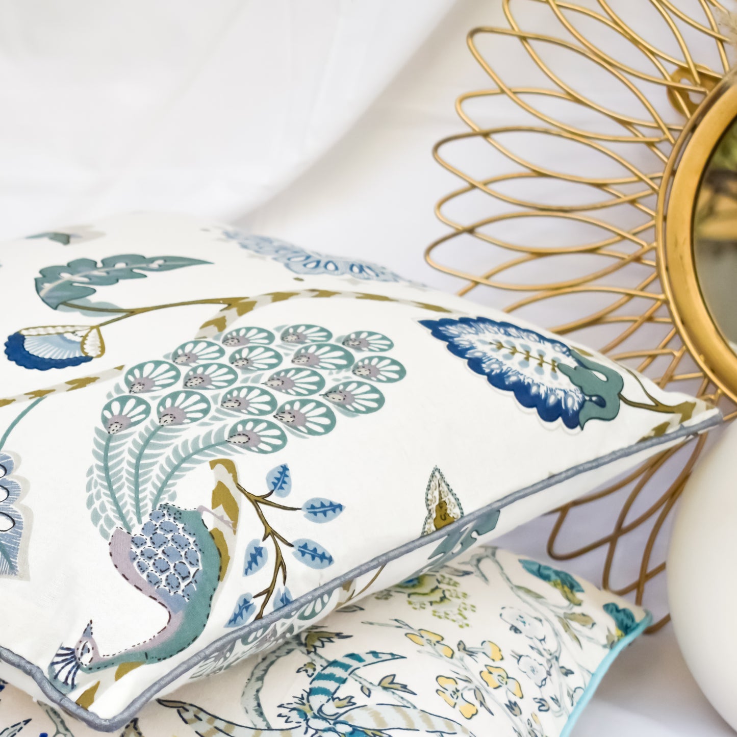 Indigo Mist Cushion Cover