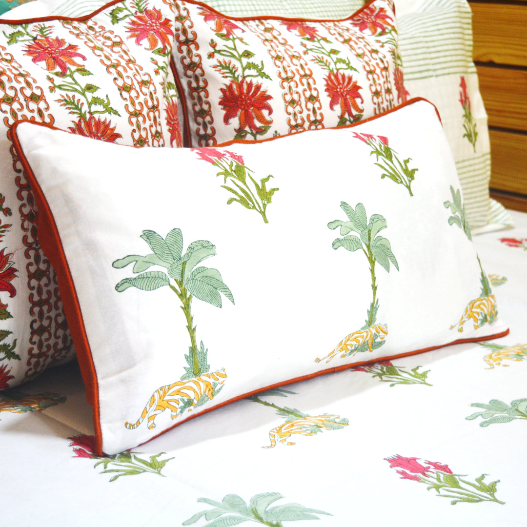 Jungle Street Lumbar Cushion Cover - 12" x 24"