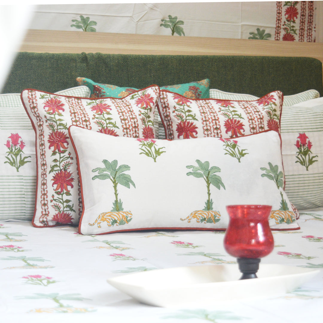 Jungle Street Lumbar Cushion Cover - 12" x 24"
