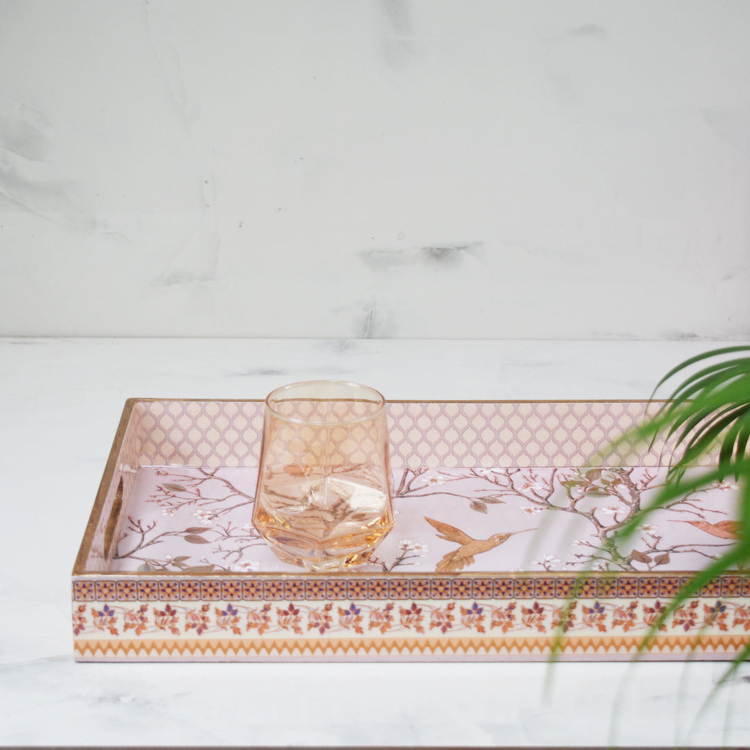 Singing with Hummingbirds Serving tray set (Set of 3)