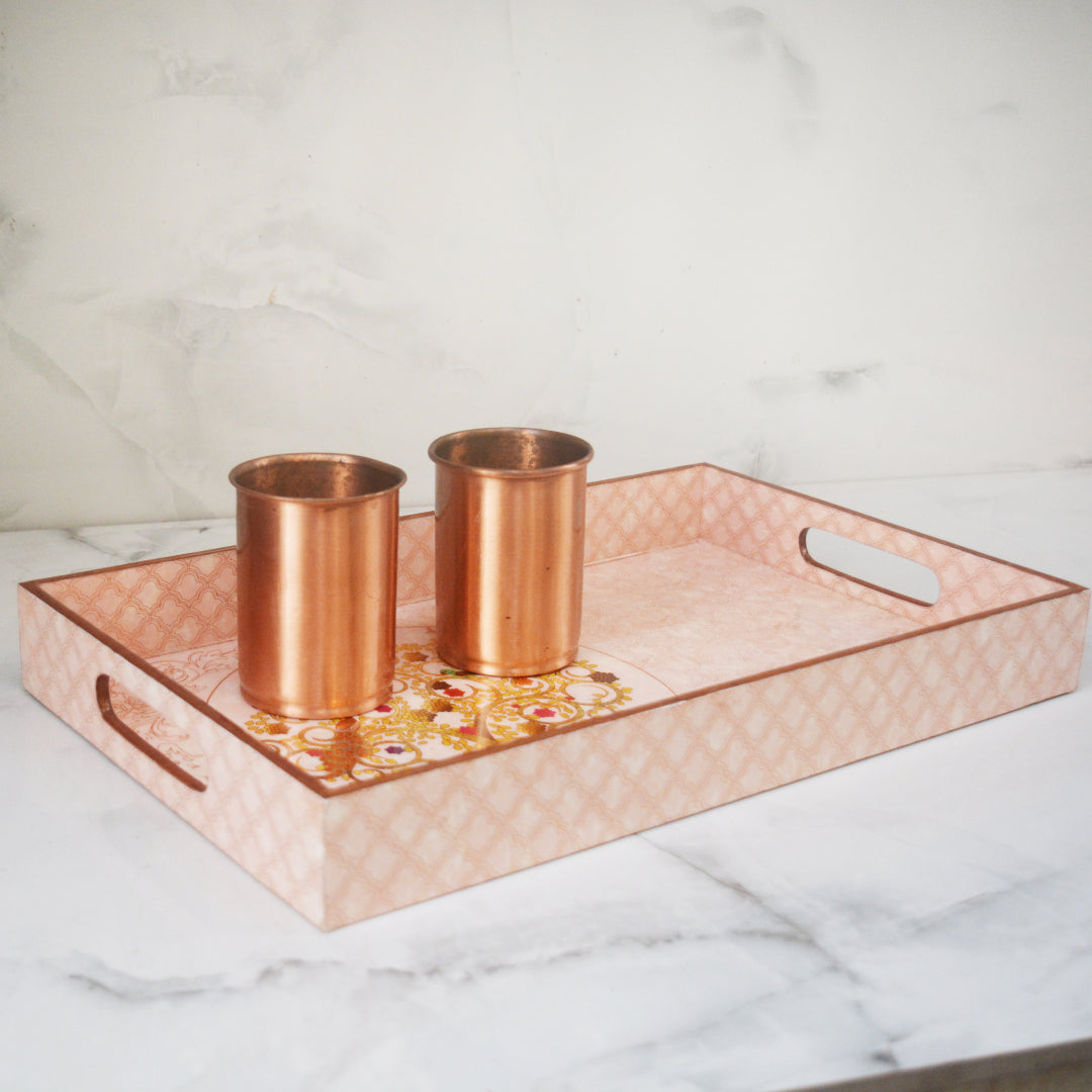 Tree of Life Serving tray set (Set of 3)