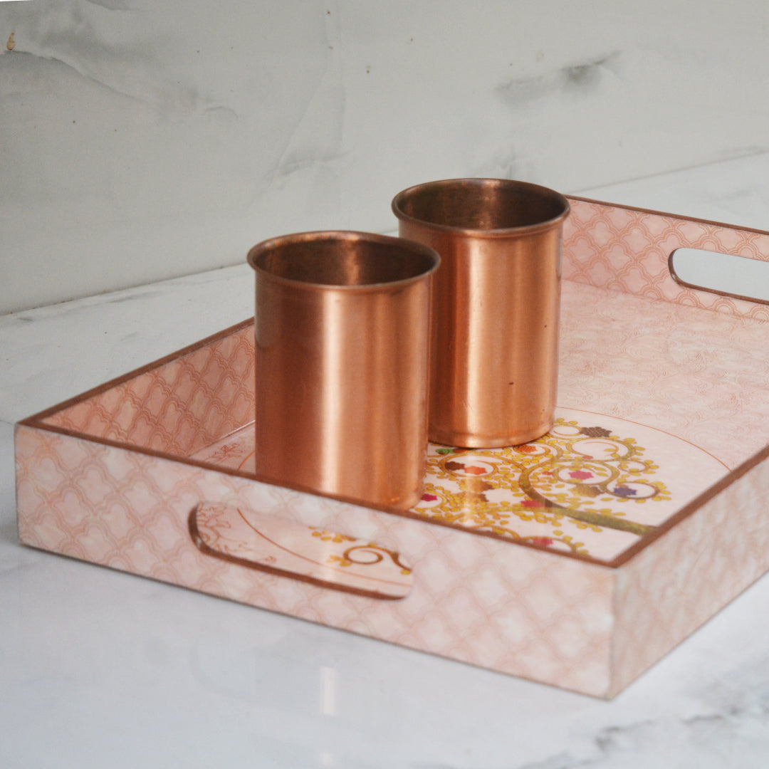 Tree of Life Serving tray set (Set of 3)